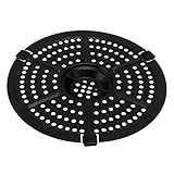 Mxzzand Fritteusen-Crisper-Platte, hochtemperaturbeständige Fritteusen-Ersatzgrillpfanne, optimale Luftzirkulation mit Gummimanschette zum Grillen