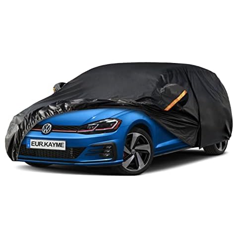 Kayme Waterproof Hatchback Car Cover with Zip Cover