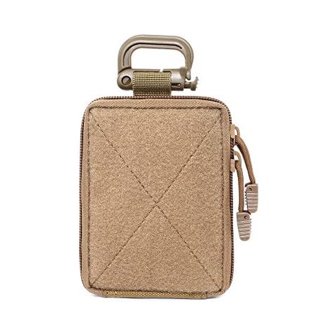 Tactical Molle EDC Pouch Range Bag Medical Organiser Bag Military Small Wallet Men's Waist Bag for Sports Hiking Camping Outdoor Activities Cover