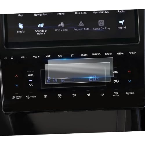 Protector de pantalla para coche Tucson NX4 2021: pegatina de TPU para viajes familiares