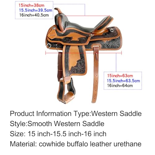 Set sella equestre in pelle di alta qualità per corsa e trail riding