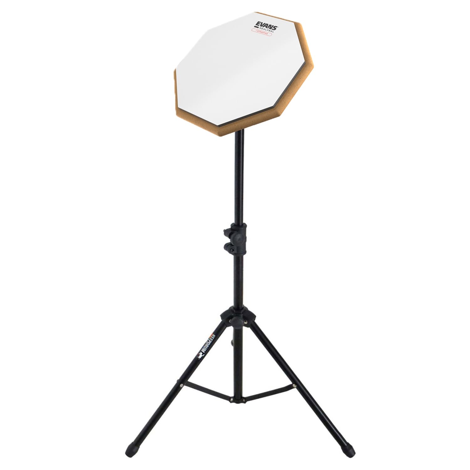 Evans RF10G-AT Real-Feel Practice Pad Attacktile 10 Zoll Übungspad + keepdrum Drumpad Stativ