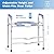 Deewow Raised Toilet Seat with Handles, Toilet Seat Riser for Seniors with Adjustable Height, up to 400lbs, Raised Toilet Seat for Elderly, Pregnant and Handicap, Fit Any Toilet, FSA/HAS Eligible