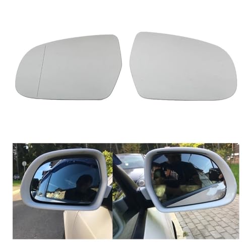 Rétroviseur extérieur réglable avec miroir en verre net pour aile de porte A5 A8 2011