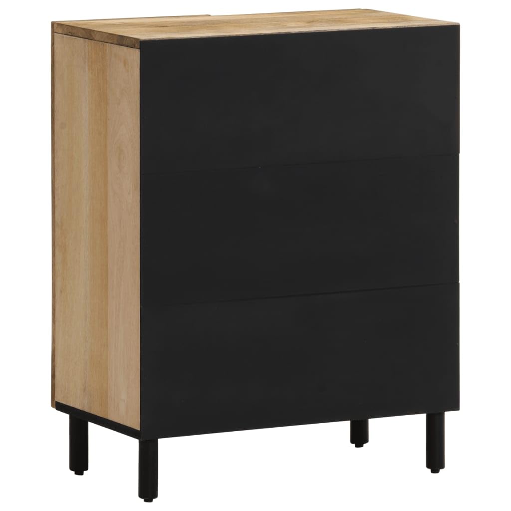vidaXL Armario Auxiliar Madera Maciza de Mango 60x33x75 cm
