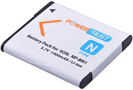 PowerTrust 2Pack NP-BN1 NPBN1 Battery + LED USB Charger for Sony Cyber-shot DSC-W800 DSC-QX10 DSC-QX30 DSC-QX100 DSC-TX10 DSC-TX20 DSC-W830 Digital Camera