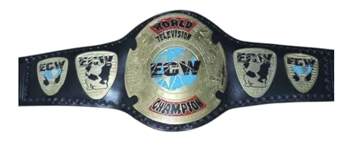 AA Tentaclus Nessa New ECW World Televison World Heavyweight Championship Belt - ECW Television Replica Title Heavyweight Adult Wrestling Championship Belt 2mm