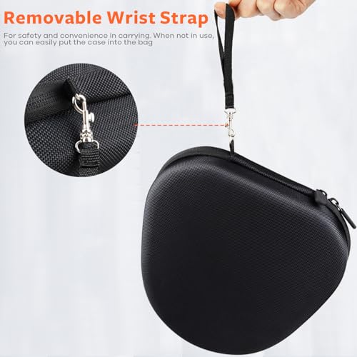 Funda rígida para auriculares Sony WH-CH520 y CH510 en color negro 4