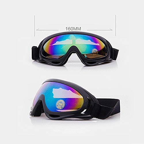 KKmoon Óculos de proteção ao ar livre para bicicleta X400 para motocicleta à prova de vento para pas