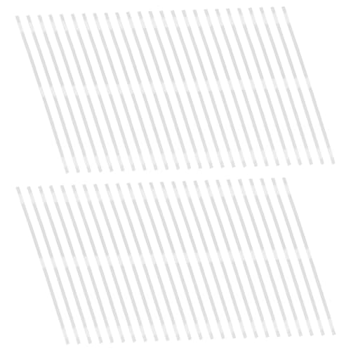 KALLORY Glue Strips for Book Binding 50pcs Practical Tapes Hot Melt Glue Sticks for Magazines Photos