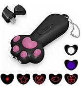 FYNIGO Interactive Cat Toys for Indoor Cats Adult and Kitten,7 in 1 Rechargeable Cat Teaser Wand ...