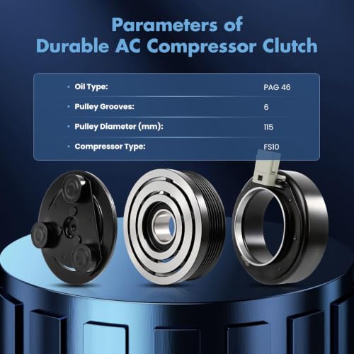 Image of ECCPP A /C Compressor Clutch Fit for Ford Explorer 5.0L 1996-2001