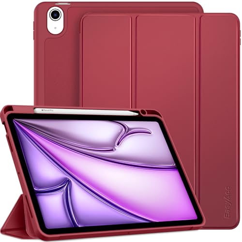 EasyAcc Coque pour iPad Air 11 Pouces M4 2026 / M3 2025 / M2 2024/ Air 5è 2022/ Air 4è Génération 2020 avec Porte-Crayon, Housse Étui de Protection Ultra...