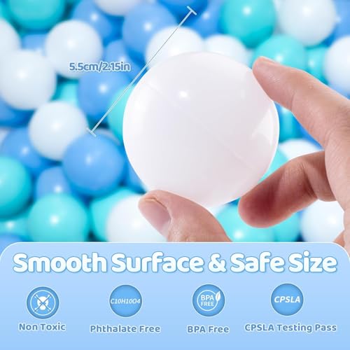 image for MoonxHome Ball Pit Balls for Kids & Dogs, 100 pcs 2.15