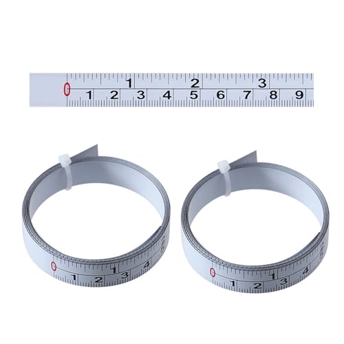 Cinta métrica adhesiva 2 piezas 13mmx1m y 2m miniatura 1