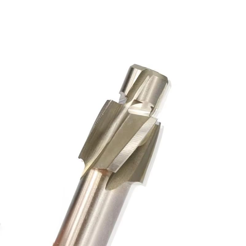 Milling Cutter 1pc 4 Flute HSS Counterbore End Mill Pilot Slotting Bit for Metal Drilling Counterbore Mill,M10 Full Grind