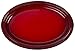 Le Creuset Bandeja Ovalada para Servir de Gres, Cereza, 46 cm