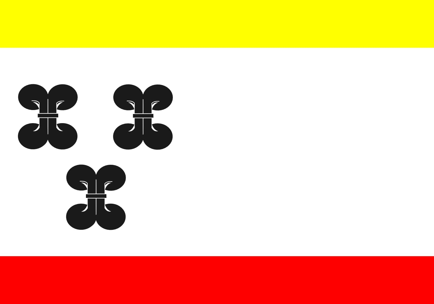 Drapeau Large Vianen de qualité pour mât extérieur et décoration