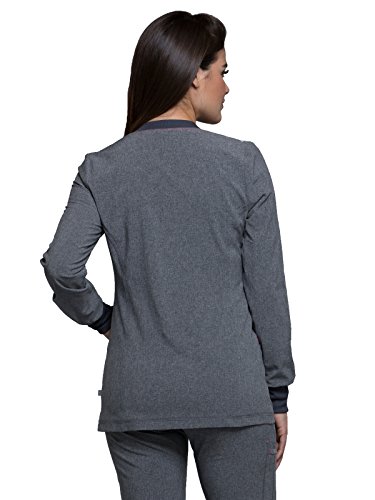 Veste de scrub médicale zippée Cherokee Infinity unie pour femme