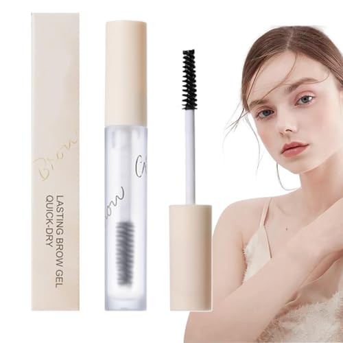 Gel de cejas de larga duración, a prueba de sudor, resistente a las manchas, adhesivo para cejas, de secado rápido, transparente, gel líquido para cejas, 3,5 ml para cejas naturales