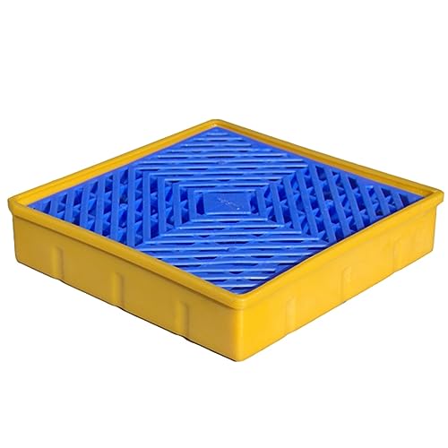 KLGFBDC Bandeja antiderrames para Tanques de Aceite, Plataforma Modular de contención de derrames, Gran Capacidad de Carga, Plataforma de plástico Desmontable a Prueba de Fugas, Ideal para