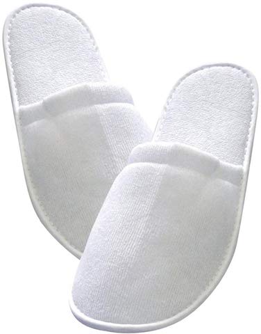 Preisvergleich Produktbild HYGONORM® Slipper CLASSIC, geschlossen, Einweg, Polyester, Sohle: EVA, Größe: Einheitsgröße, Länge: 28,5 cm, weiß (10 Paare), Sie erhalten 1 Packung á 10 Paar