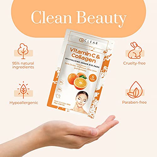 Clear-Beauty-Formerly-Clair-Vitamin-C-Collagen-Under-Eye-Patches-Diminishes-Dark-Circles-Puffiness-Anti-aging-Cooling-Soothing-Eye-Pads-Cruelty-Free-Korean-Skincare-For-All-Skin-Types
