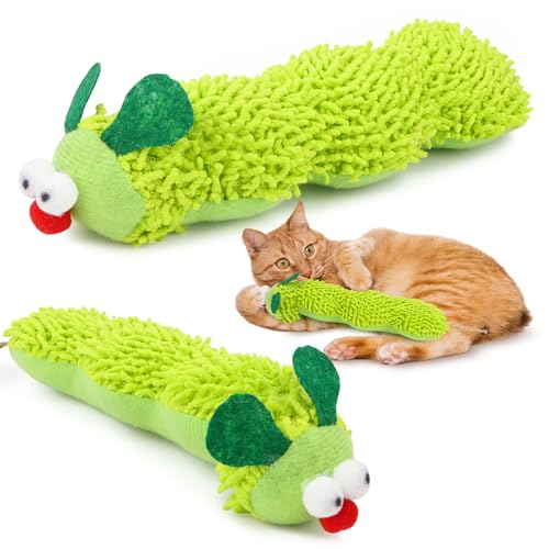 13% off - Katzenminze Spielzeug | interaktives Katzenspielzeug | Katzenspielzeugs Selbstbeschäftigung, Kätzchen-Raupen-Katzenminze-Spielzeug Natürlich Sicher für Katzen Zahnpflege