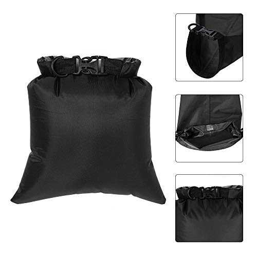 DECDEAL Pacote de 3 sacos impermeáveis 3L + 5L + 8L Sacos secos ultraleves externos para acampamento
