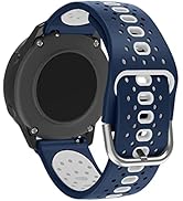 ISABAKE Silikon Klockarmband för Garmin Vivoactive 3, Vivomove HR, Venu, Forerunner 245/645 - 20m...