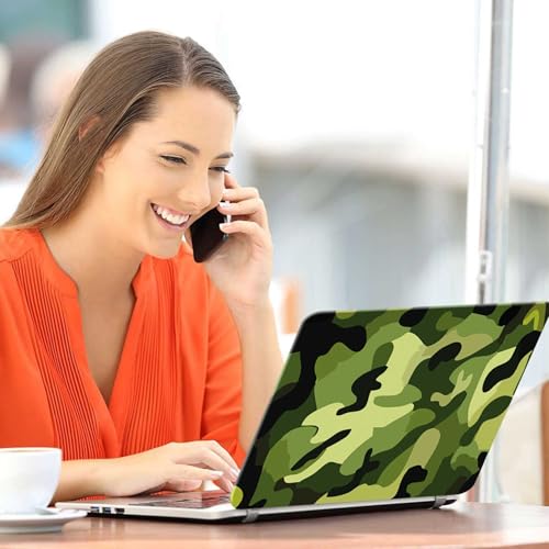 Image of Galaxsia Camouflage /Army D4 Full Body Vinyl Laptop Skin /Sticker /Cover Upto 15.6 Inches Laptops Laminated-Removable-HD Quality Compatible for Hp-Dell-Sony-Lenovo-Asus etc.(15x10 Inches)