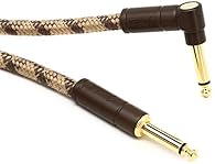FOR YOU: 1x Festival Cable – 18.6 Ft – STR/ANG - Brown YOUR USE: Crafted From Materials – 100% Hemp YOUR PERFORMANCE: Superior Sound – Exclusive Limited Edition Style BEST MATERIALS: 24k gold-plated connectors - 95% OFC spiral shield BEST QUALITY: Ma...