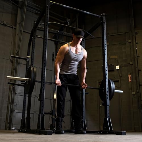 Rugged Fitness Power Rack close-up