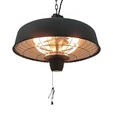 Outsunny Adjustable Power Halogen Electric Light Heater