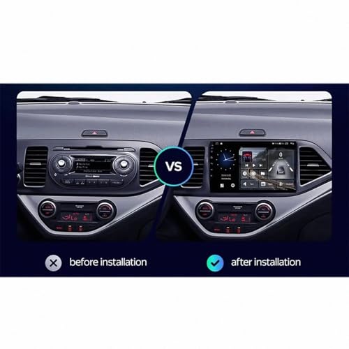 Autoradio para KIA Picanto para viajar con GPS y música por Bluetooth 7