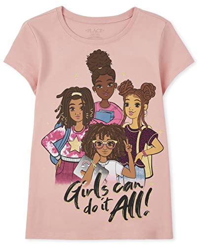 Image of The Children's Place Girls Short Sleeve Graphic T-Shirt