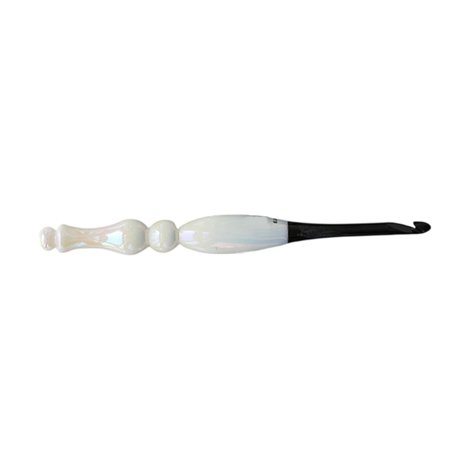 Multiple Size White Acrylic Crochet Hook with Large Ergonomic Handle for Comfortable Knitting and Crafting Projects Crochet Hook