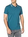 esprit poloshirt kinder  edc by ESPRIT Herren 021CC2K312 Polohemd, 450/PETROL Blue, L
