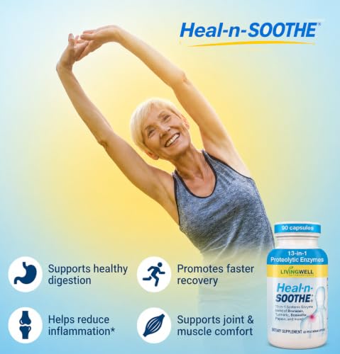 Image of HEAL-N-SOOTHE Proteolytic Systemic Enzymes for Joints - 90 Count (1 Pack)