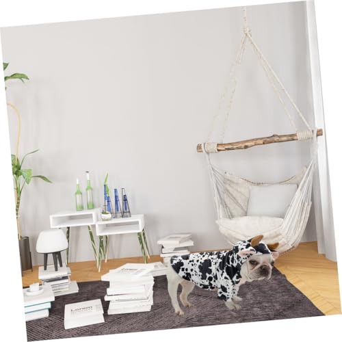Disfraz para perro de estampado vaca talla S miniatura 3