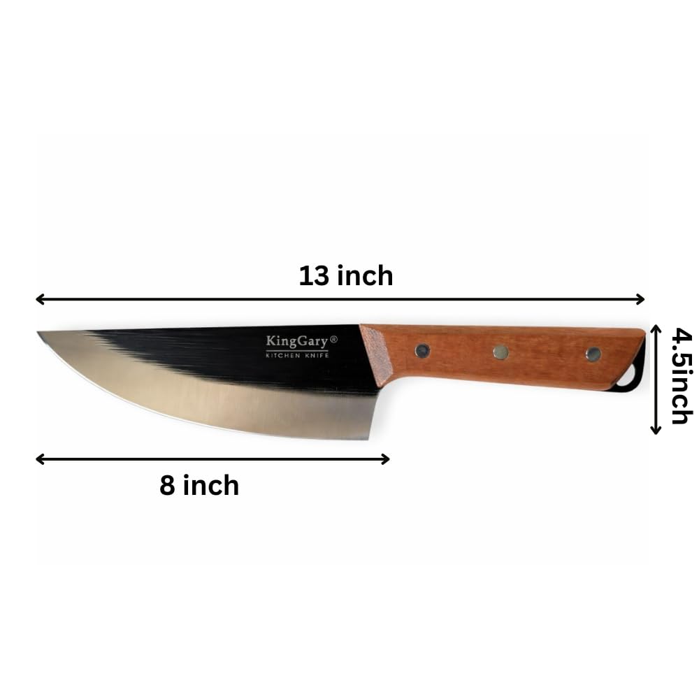 KASHTGO 8 Inch Chef Knife - Stainless Steel -2 KASHTGO 8 Inch Chef Knife - Stainless Steel -2