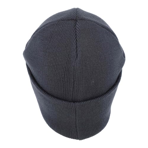 Bonnet bleu taille unique mixte chaud et confortable pour l'hiver - 4