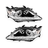 Aspaton Left & Right Xenon Headlight w/DRL Compatible with 2013-2015 RX350 RX450h w/o AFS Headlamp 81170-0E160 81130-0E160 (Passenger & Driver Side)