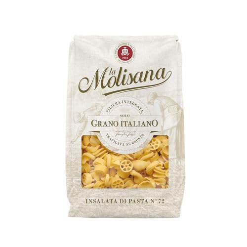 La Molisana - Insalata di Pasta n. 72, Pasta Classica da Solo Grano Italiano, Trafilata al Bronzo, Formato Misto Ideale per Insalate Fredde Estive e Creative, Confezione da 500 g