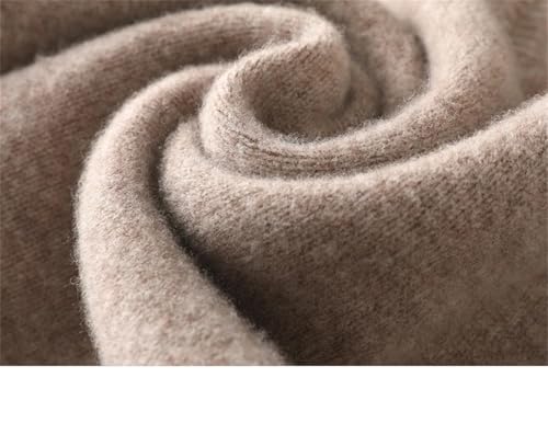 Men's Casual Knitted Business Half Zip Pullover Thickened Warm Long Sleeve Wool Sweater4