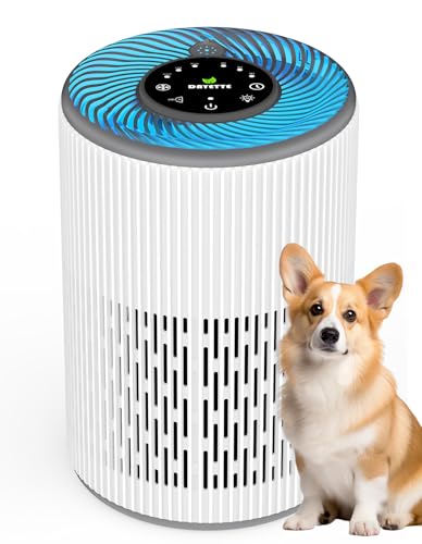DAYETTE Air Purifier for Home Large Room up to 1300 sq ft, H13 Air Purifiers for Bedroom Pets with Fragrance Sponge, Remove 99.97% Smoke/Pet Dander/Pollen, Quiet 20dB Sleep Mode
