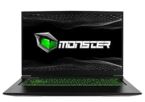 Monster Tulpar T7 V20.4.1 17.3 Zoll 144 Hz Gaming Laptop, Intel Core i7 11800H Turbo Boost 4,60GHz, NVIDIA GeForce 6GB RTX3060, 16GB RAM, 1TB SSD, Windows10 Home, Rucksack Geschenkt(English Keyboard)