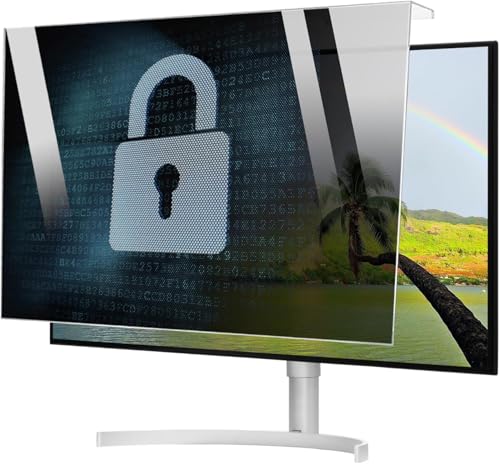 DARZYS Computer Privacy Screen Protector, Acrylic Privacy Film Easy Hanging Protective Panel For 18-20 Inch 458x280mm(18/20in 458x280mm)