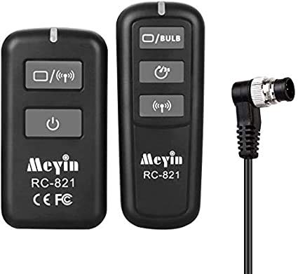 PIXEL Meyin RC-821/DC0 Wireless Shutter Release Cables Remote Control for Nikon D850 D800E D800 D810 D700 D500 D200 D300 D1 D2 D3 D4 D5 D4s N90s F5 F6 F100 F90 F90X.Fujifilm S5 Pro S3 Pro