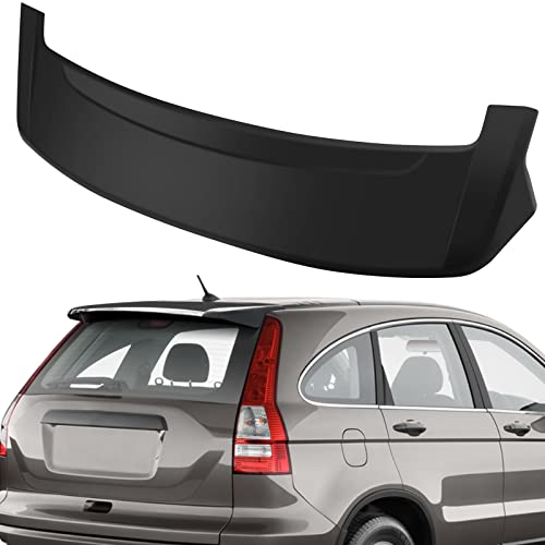 ZSPART Rear Roof Spoiler ABS Fits for 2007-2011 for Honda CR-V Rear Window Roof Spoiler Wing with 3rd Brake Light Matte Black Spoiler